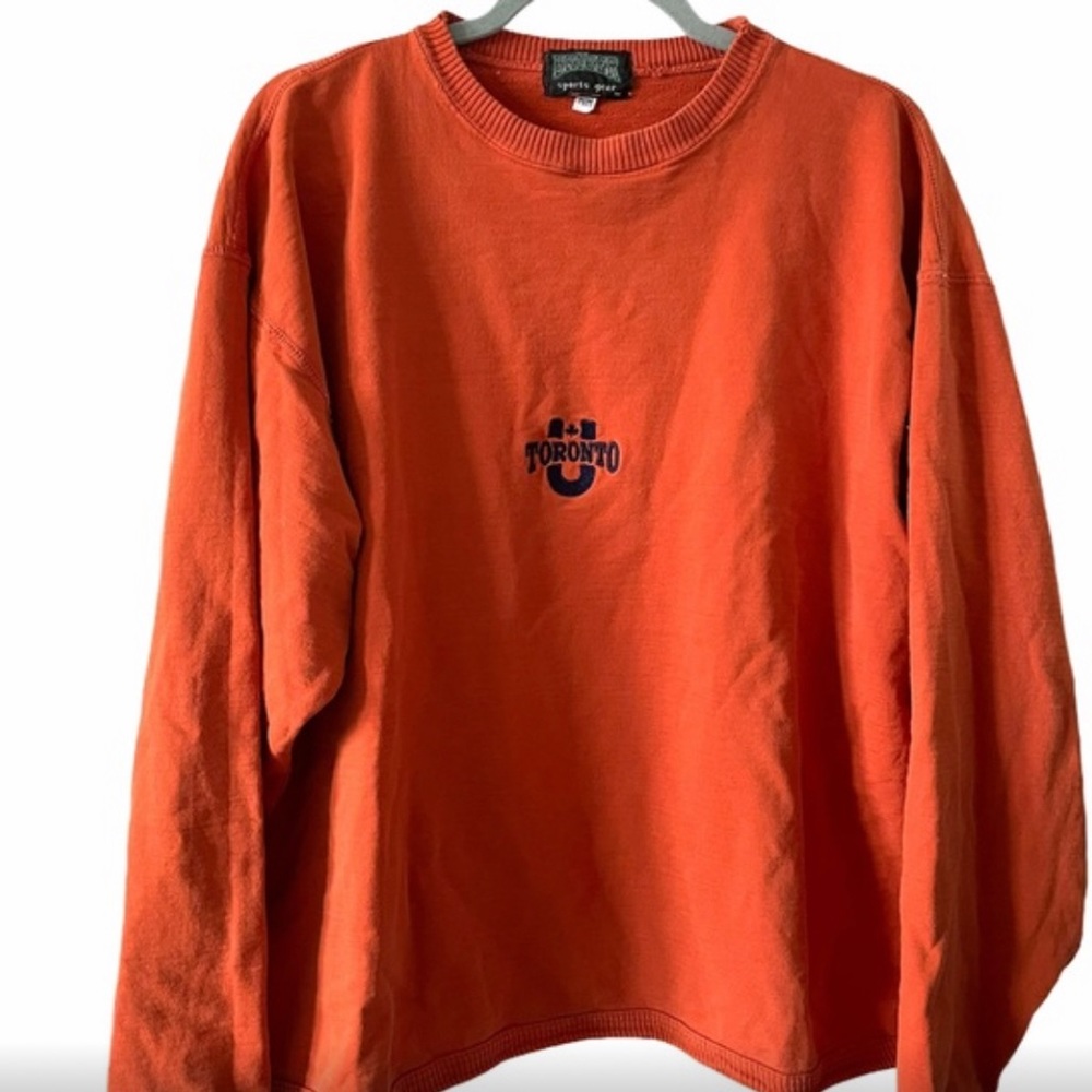 Orange Vintage University of Toronto Crewneck